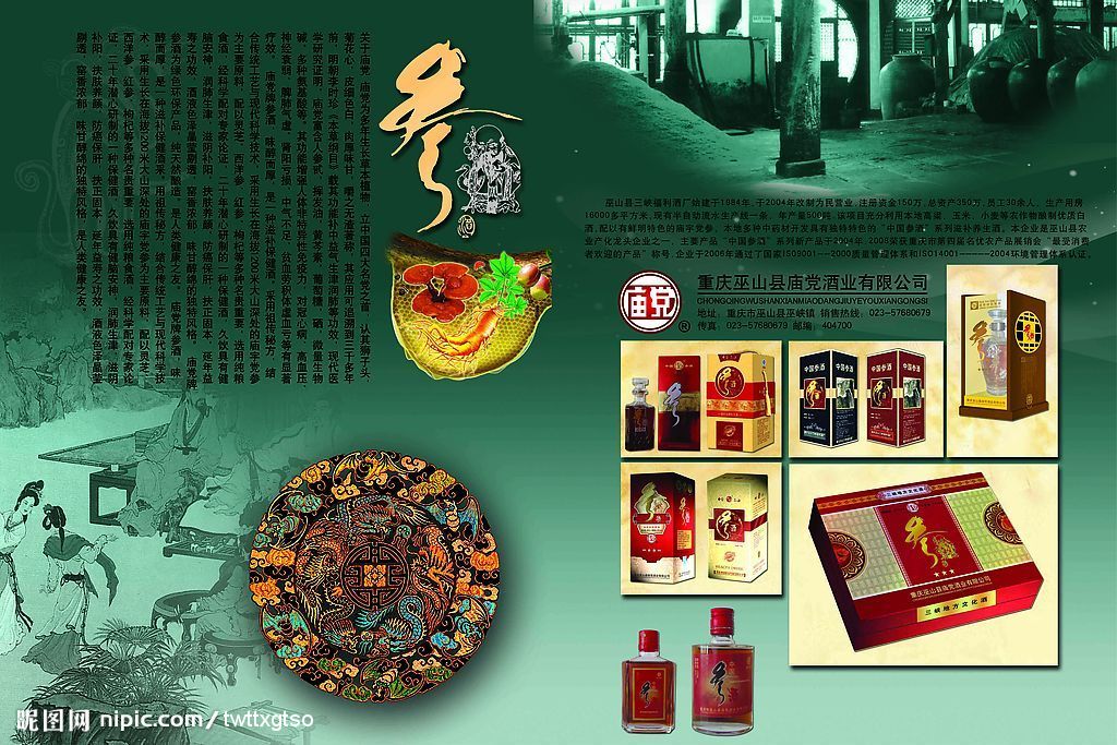 参酒宣传册