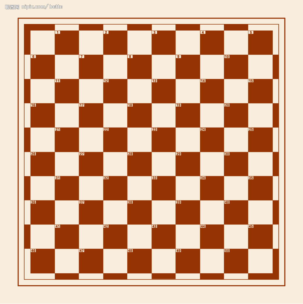 象棋棋盘平面图