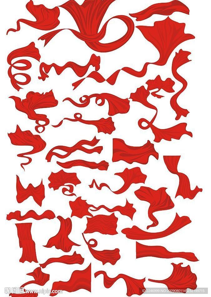 绸带矢量图集