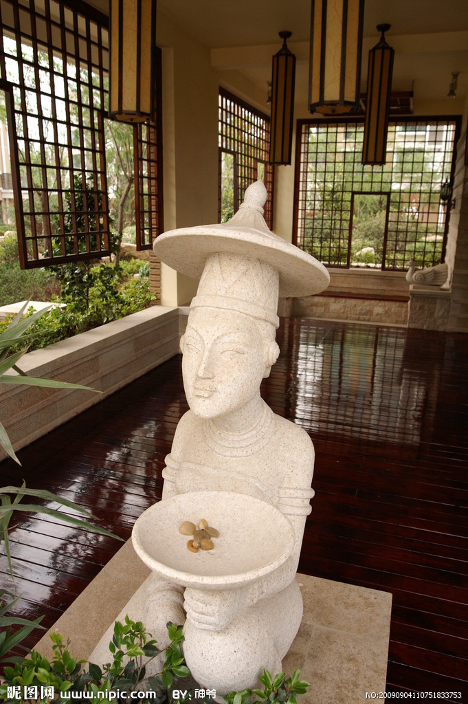 东南亚风格雕塑图片