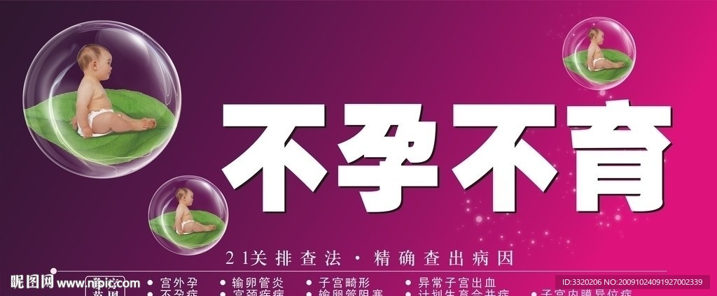不孕不育展板