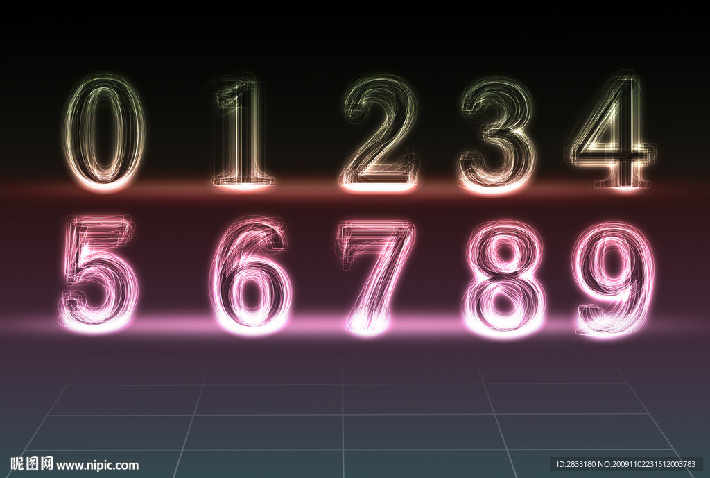 漂亮高光流线光效字