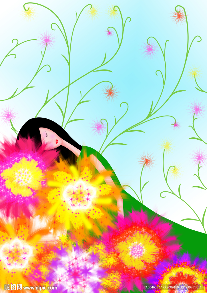 缤纷花语
