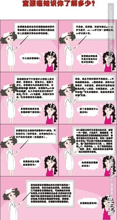 宫颈癌知识漫画