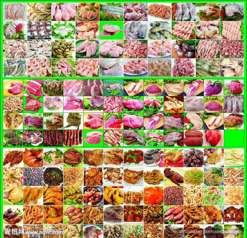 冰鲜 肉品 熟食图片