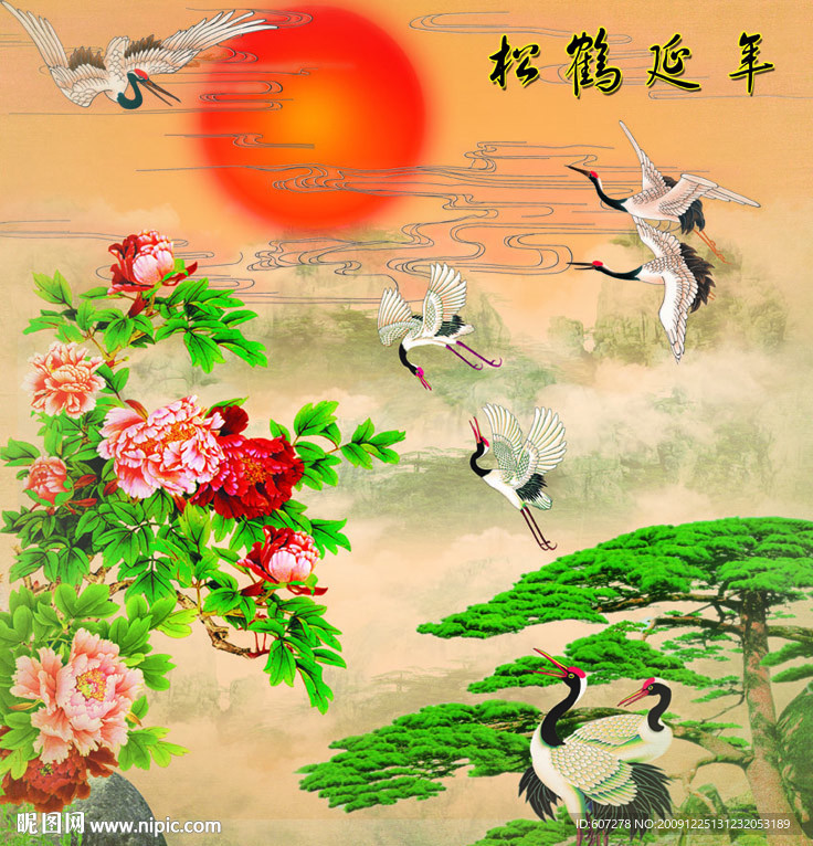 松鹤图