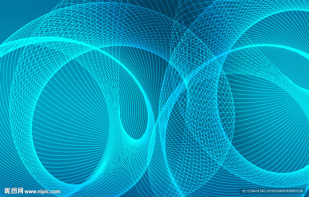 时尚科技防伪线条（原创有版权）