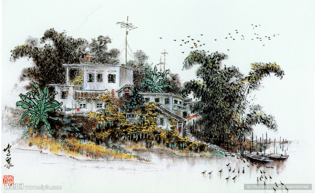 李泉山水画10