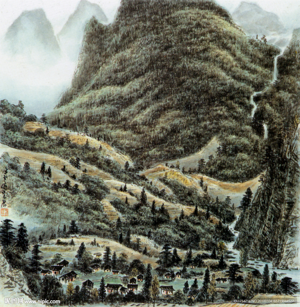 李泉山水画13
