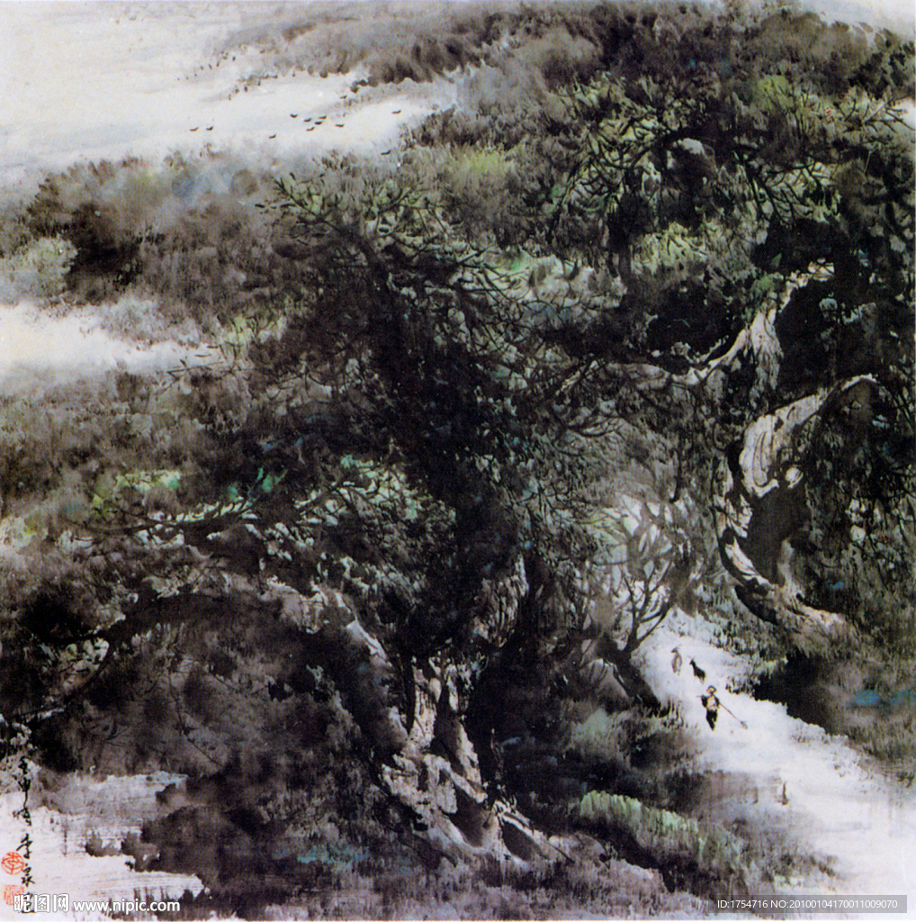 李泉山水画14