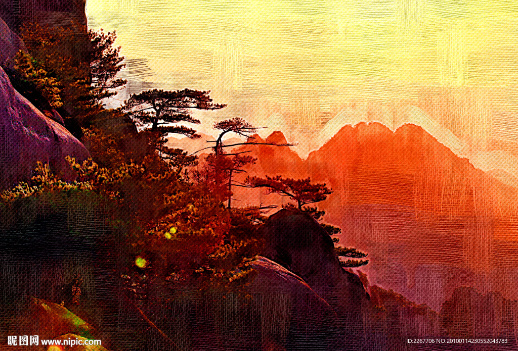 黄山日出
