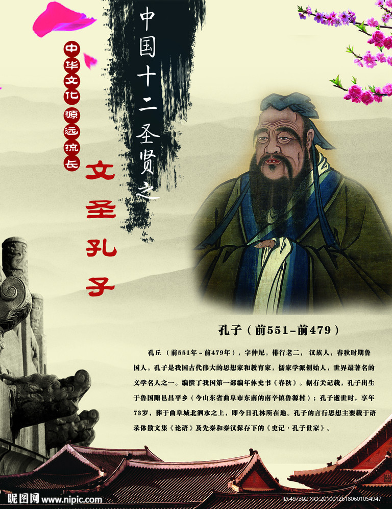 中华十二圣人之孔子