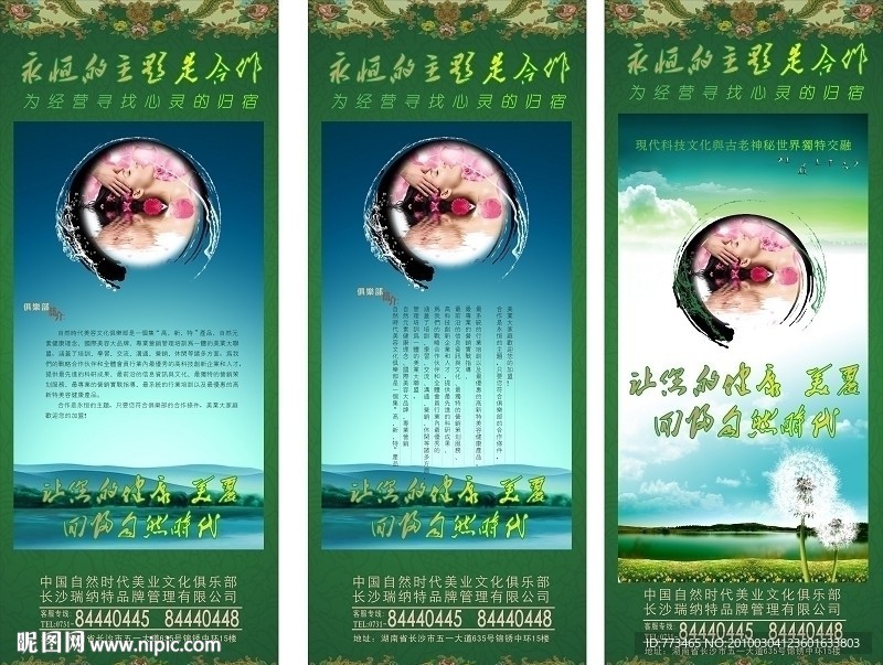 美业易拉宝展示系列