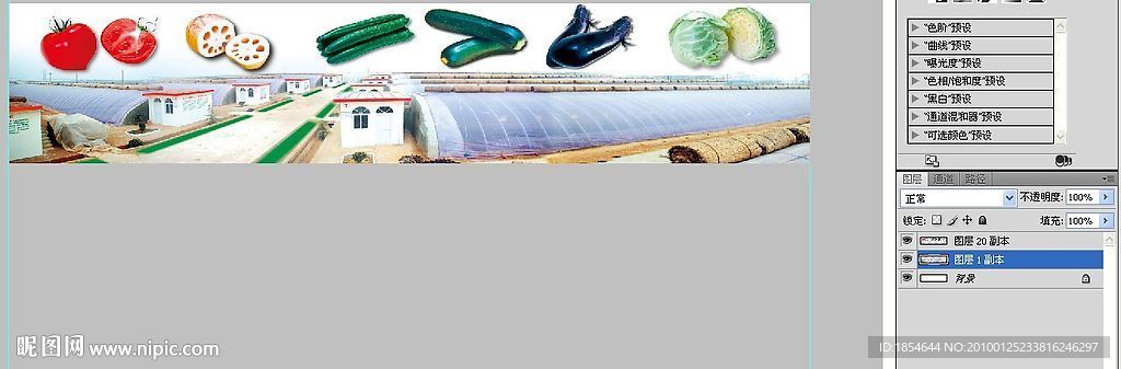 蔬菜大棚 （分层不精细 只有2层）