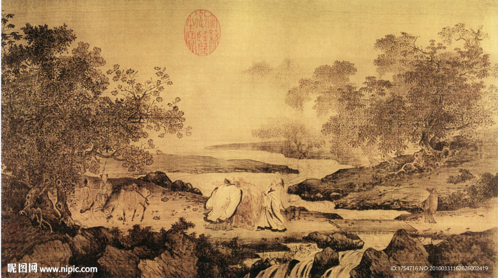 虎溪三笑图