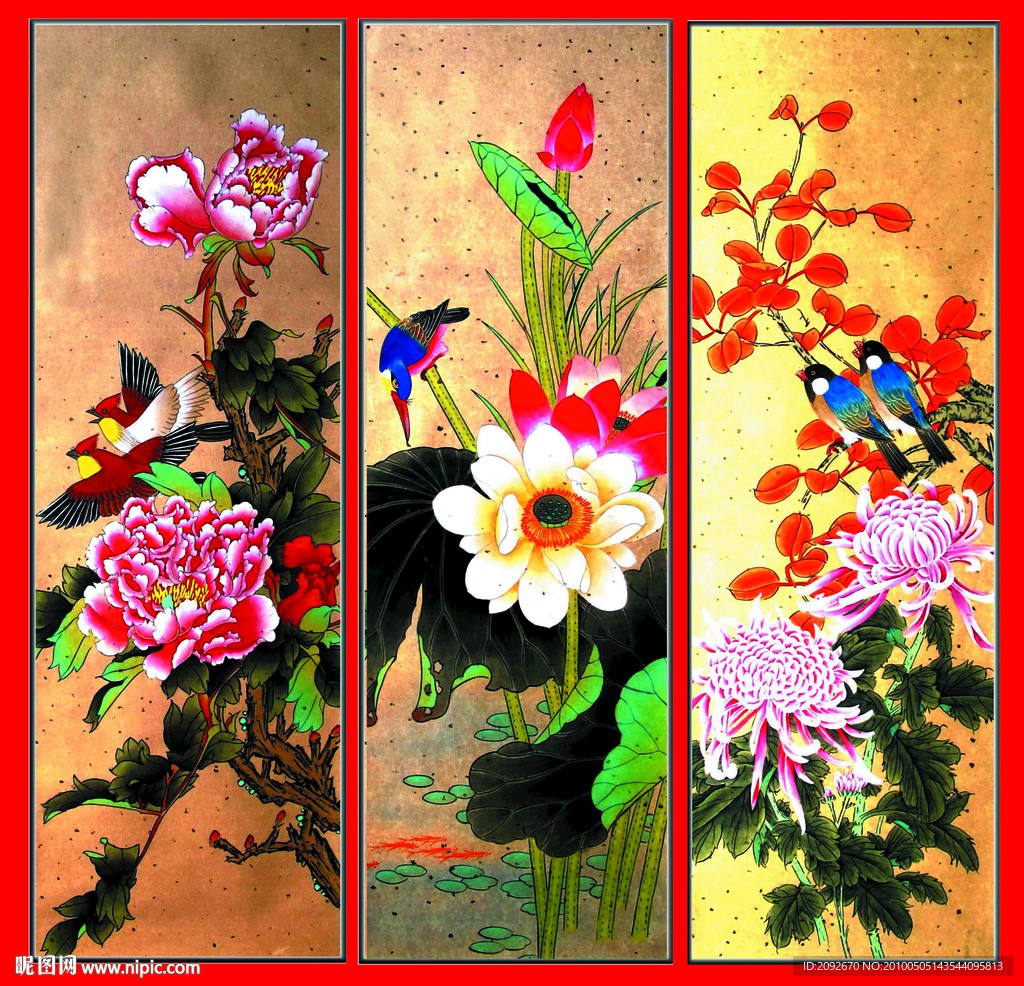 无框画油画
