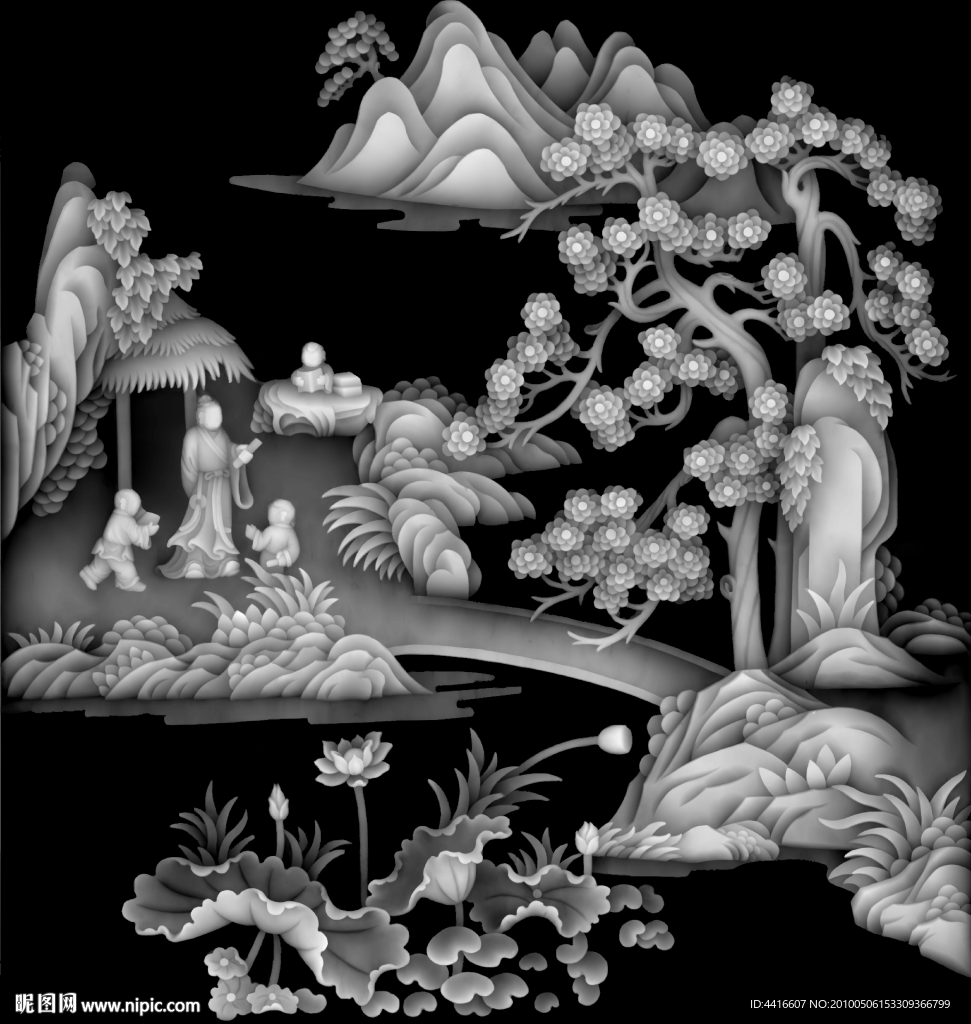 浮雕灰度图
