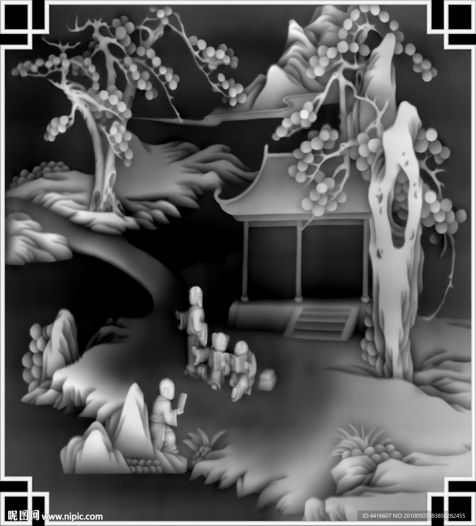 浮雕灰度图