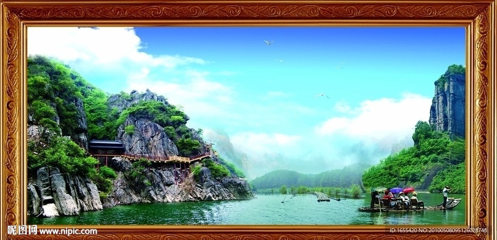 自然风景 山水风景 挂画