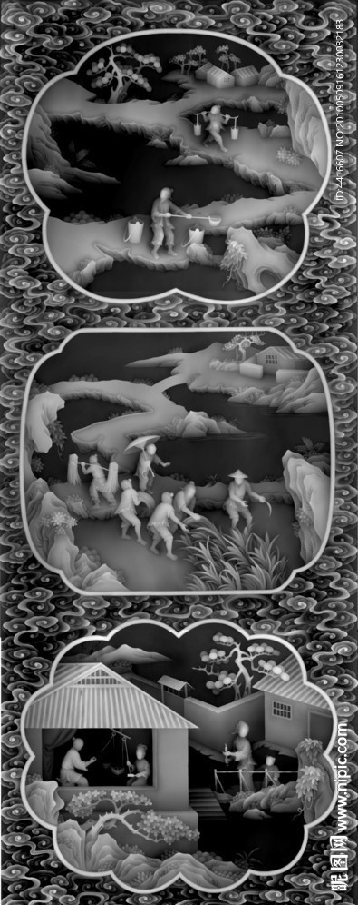 浮雕灰度图