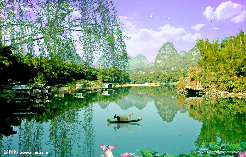 自然风景 山水风景 挂画