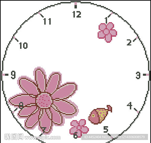 十字绣源文件 粉色恋人 图纸