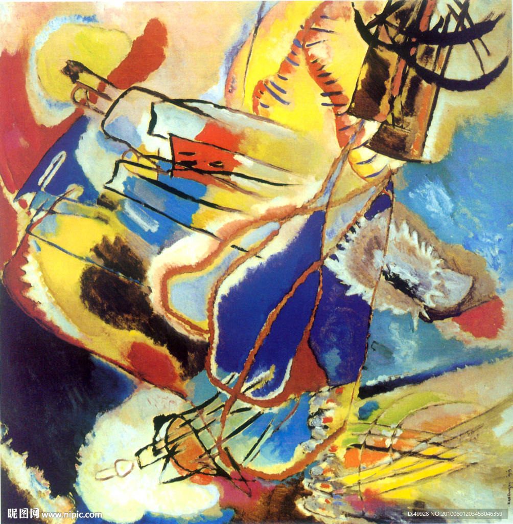 康定斯基抽象画