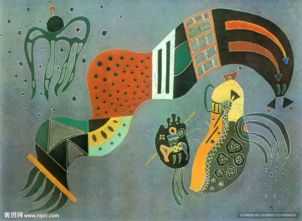 康定斯基抽象画