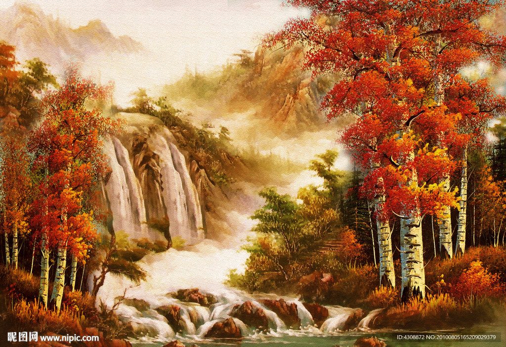 山水画（非精细分层）