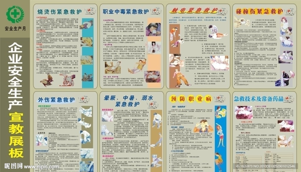 安全生产月展板