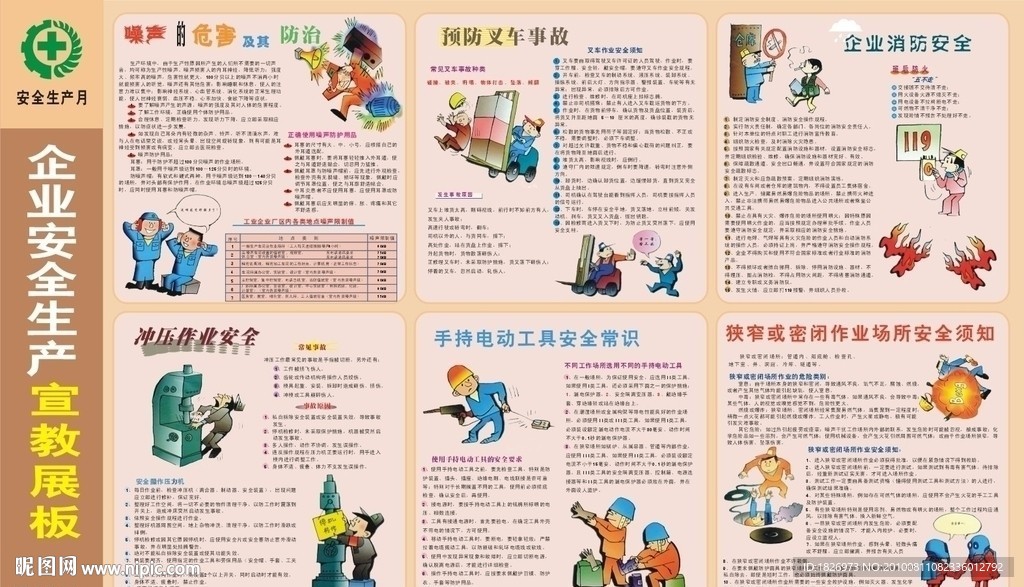 安全生产月展板