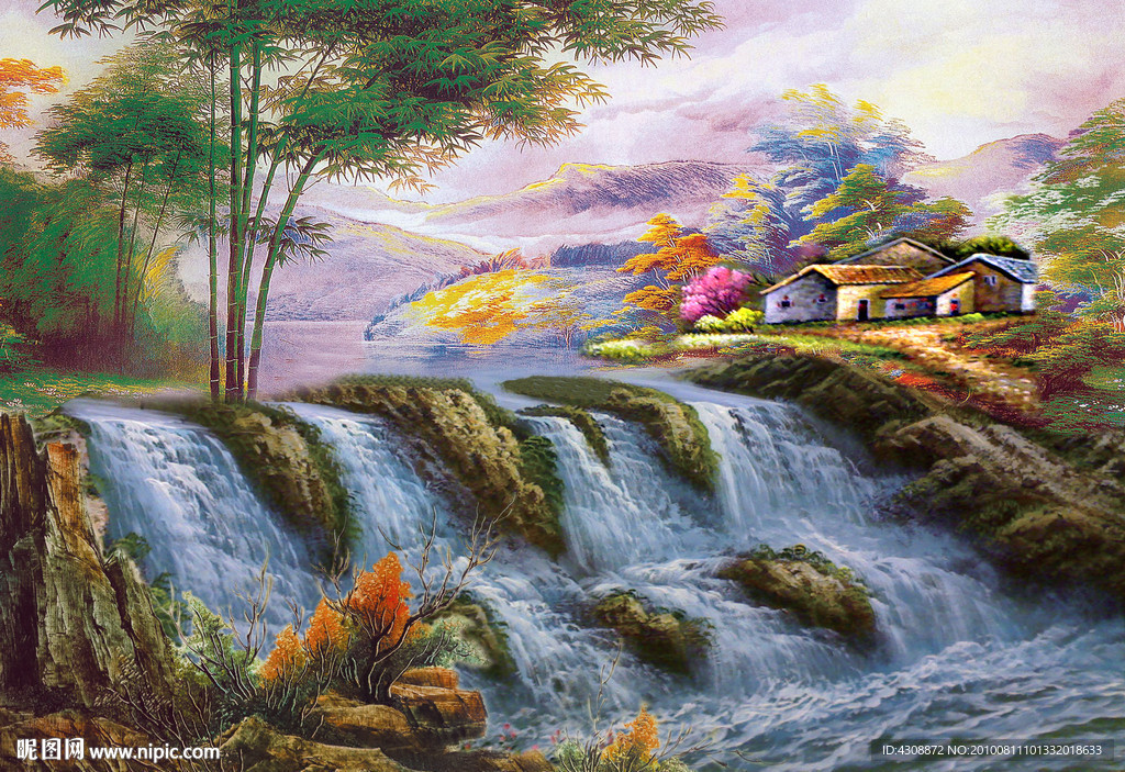 山水画（非精细分层）