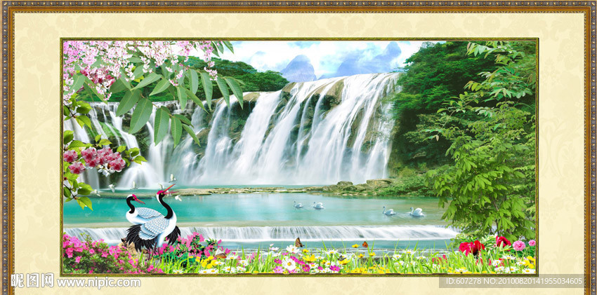 山水画 山水风景