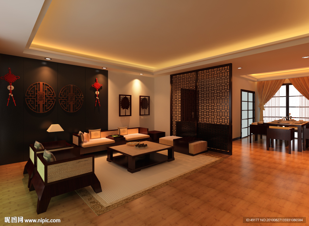 华地学府名都家装效果图设计