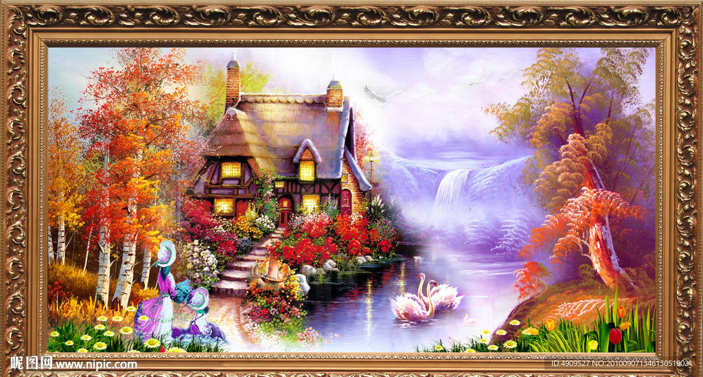 最新款 油画风景