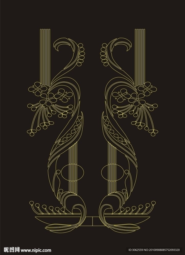 花纹 花边 雕刻图案