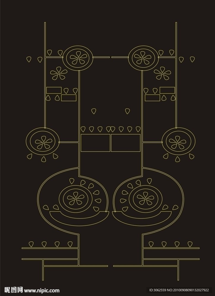花纹 花边 雕刻图案