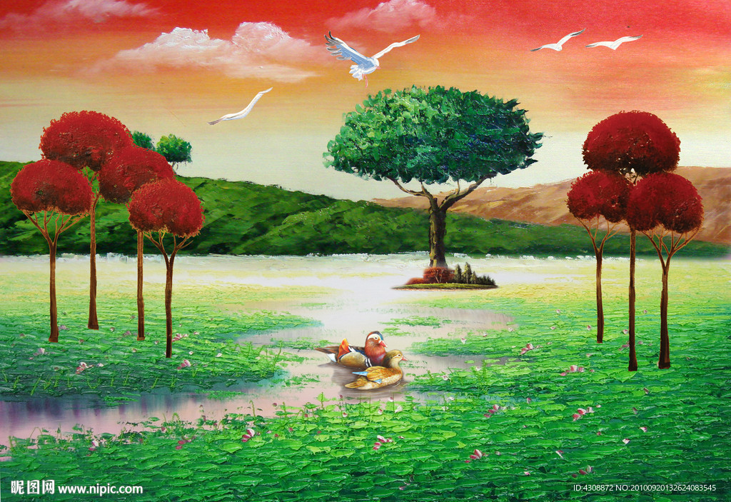油画风景