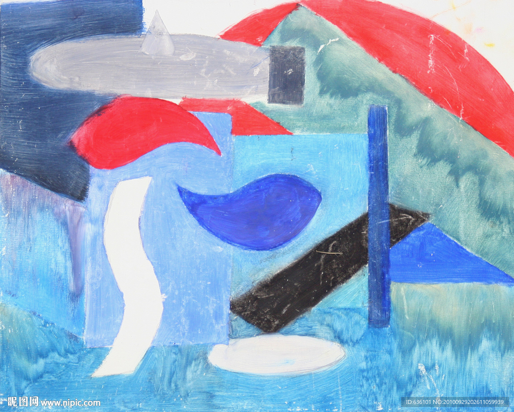 抽象油画 可爱油画