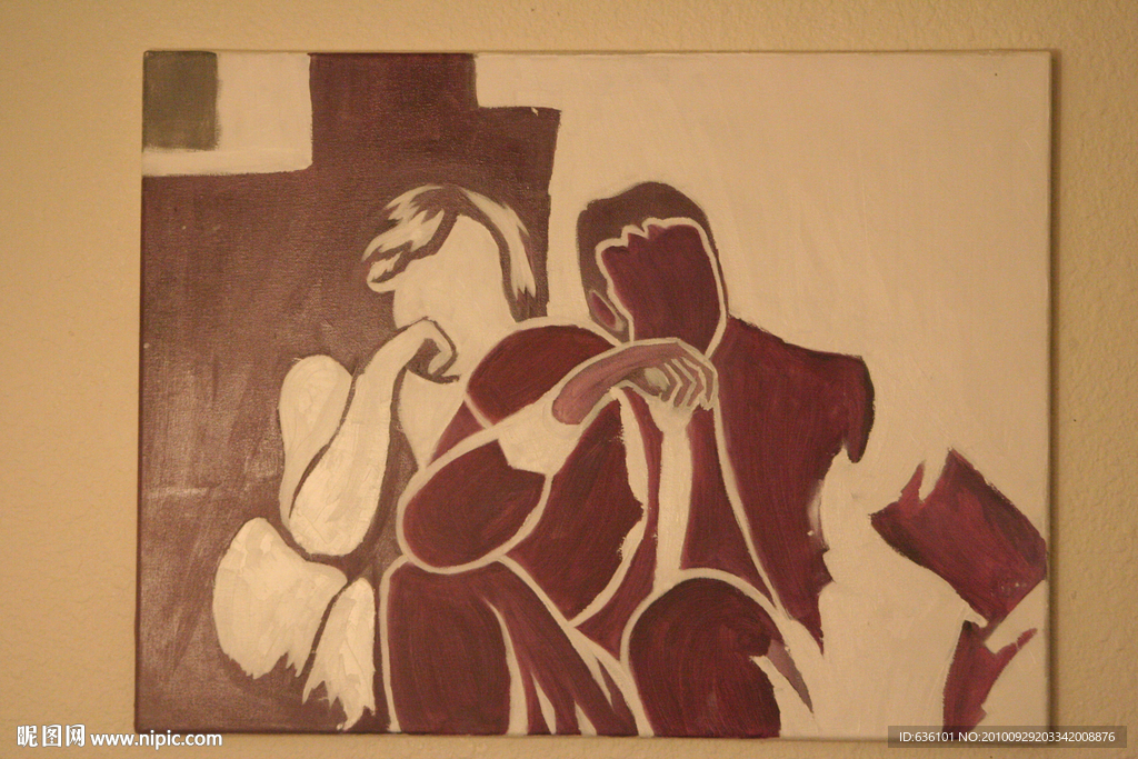 抽象油画 人物油画