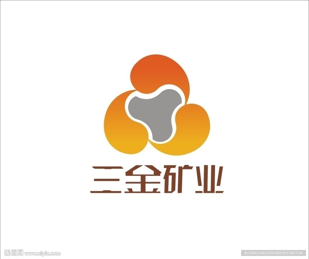 三金矿业标志设计