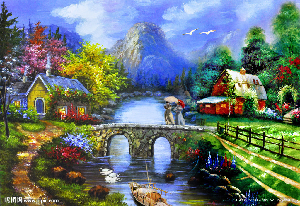 油画风景