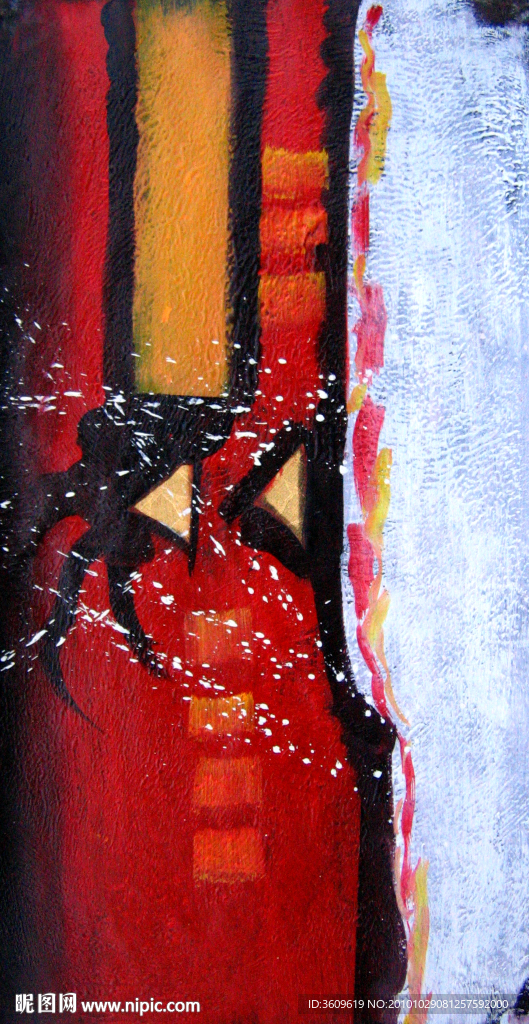 漂亮的抽象油画