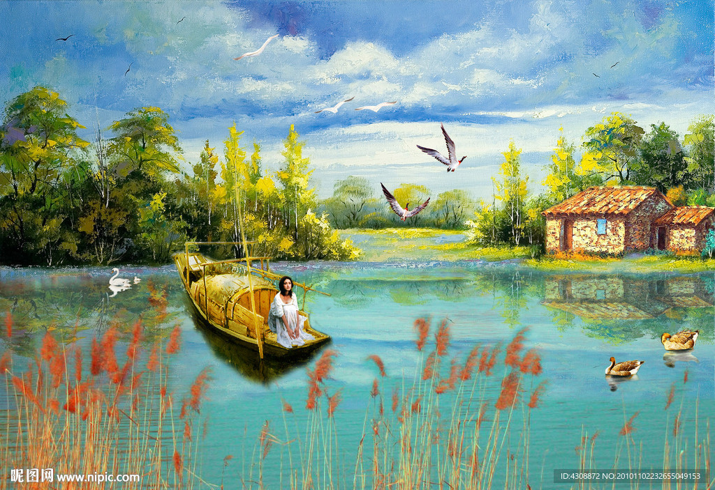 油画风景