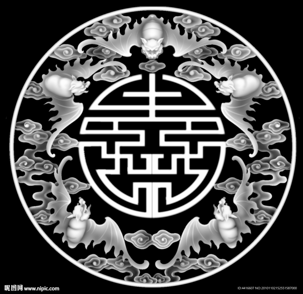 古典浮雕吉祥图案