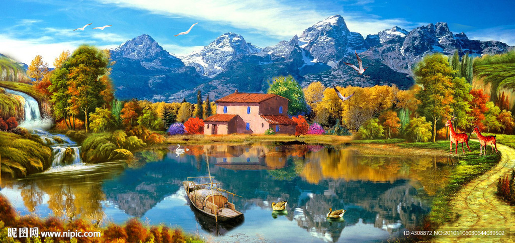 油画风景