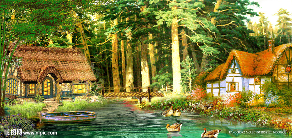 油画风景