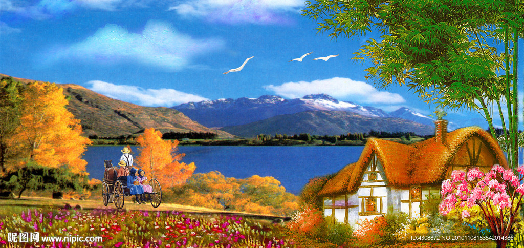 油画风景
