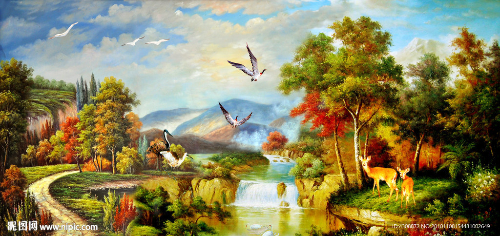 油画风景