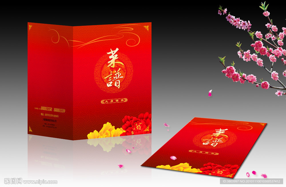 中国风 精品菜谱封面设计
